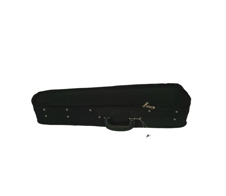 Etui PASSION pour violon 4/4 – forme trapèze noir/bleu