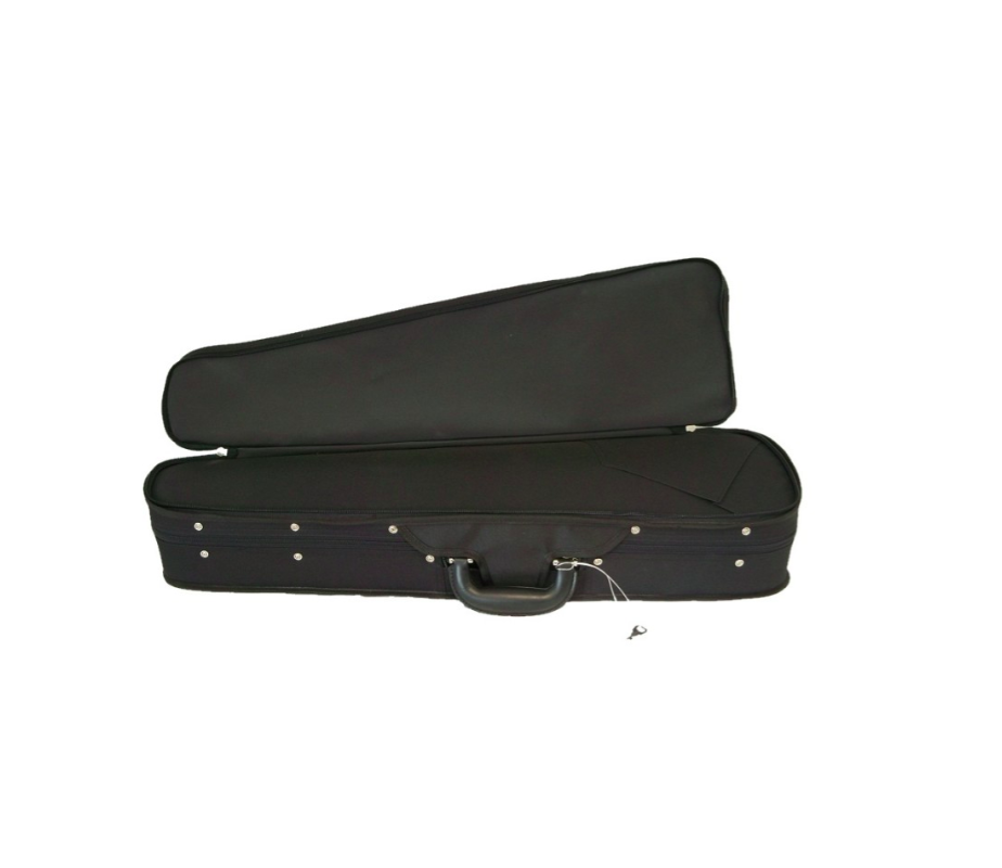 Etui PASSION pour violon 4/4 – forme trapèze noir/bleu