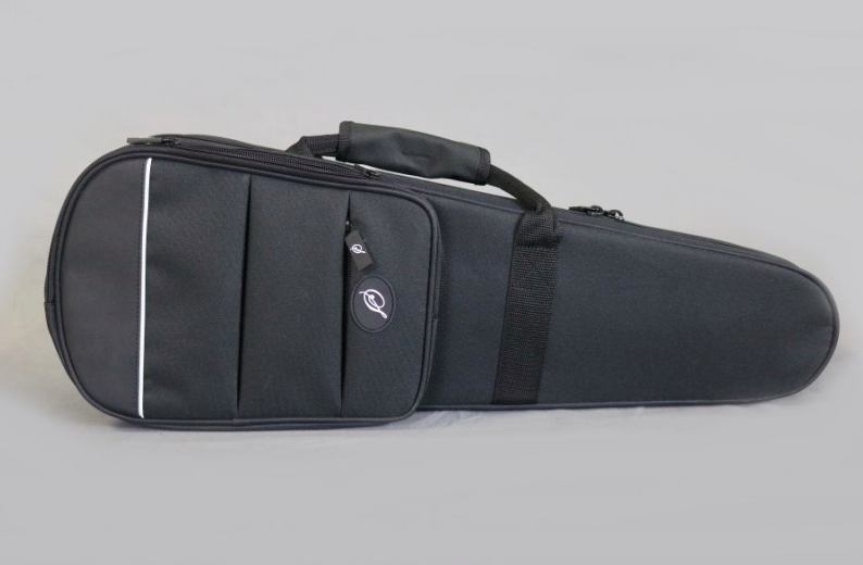 Étui trapèze « S » pour violon 1/2 – Noir/Noir