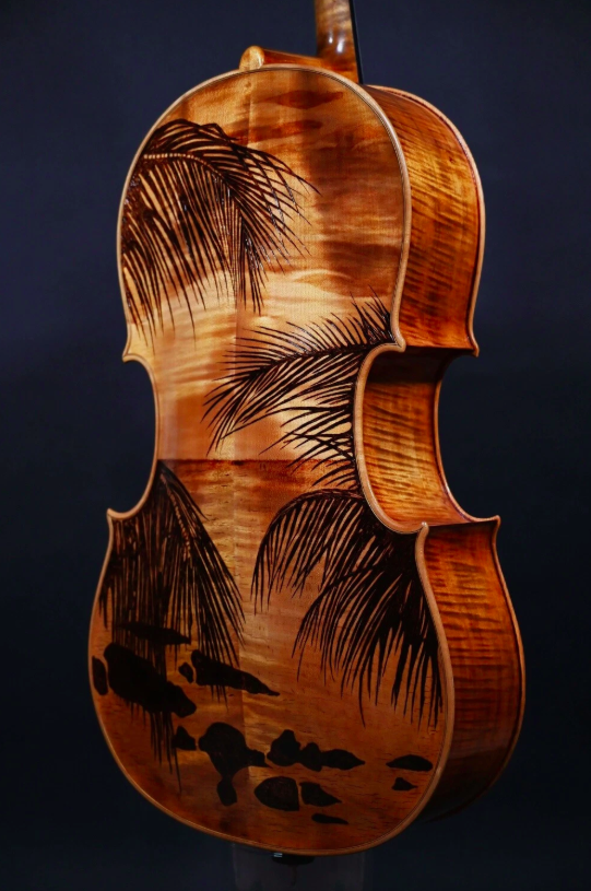 Kalas Csaba " Caraibes " 4/4 Meister Violoncelle (Violoncelle) Unique Travail