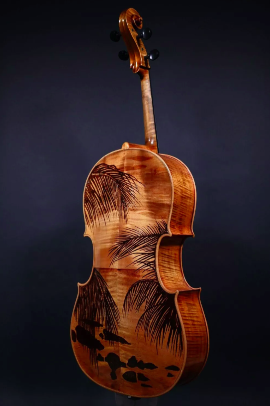 Kalas Csaba " Caraibes " 4/4 Meister Violoncelle (Violoncelle) Unique Travail