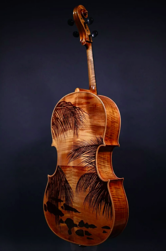 Kalas Csaba " Caraibes " 4/4 Meister Violoncelle (Violoncelle) Unique Travail